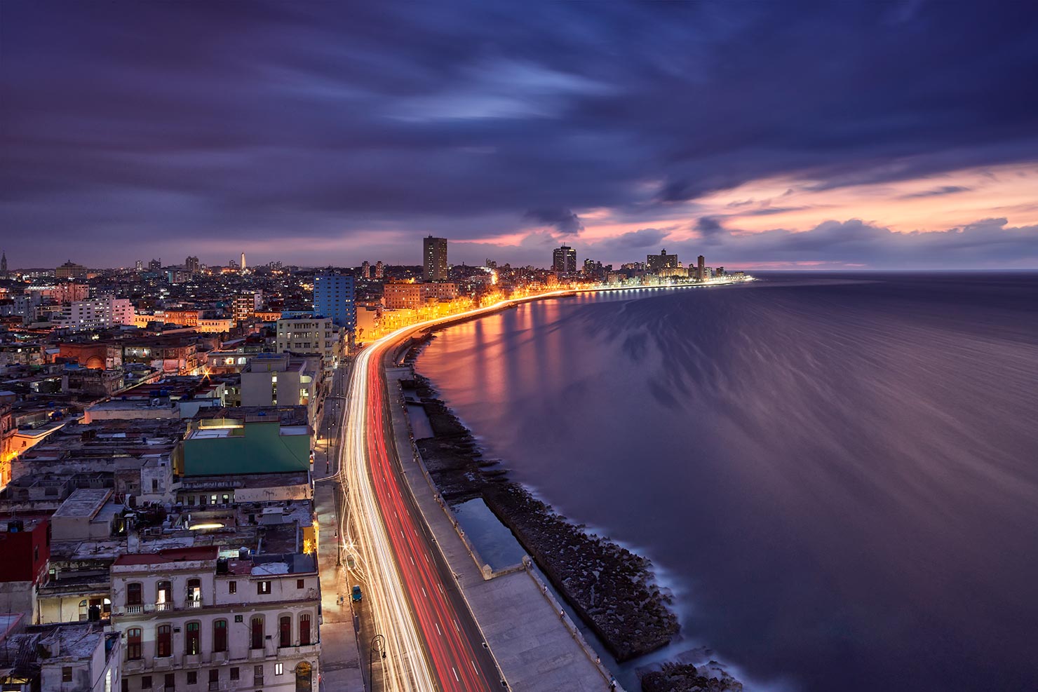 cuba malacon havana paul reiffer rollei filters raw image nd grad gnd professional photographer sunset raw