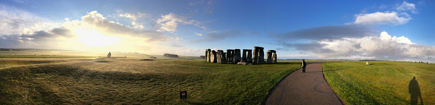 iphone bts pano panoramic sunrise blue sky english heritage monument morning stonehenge
