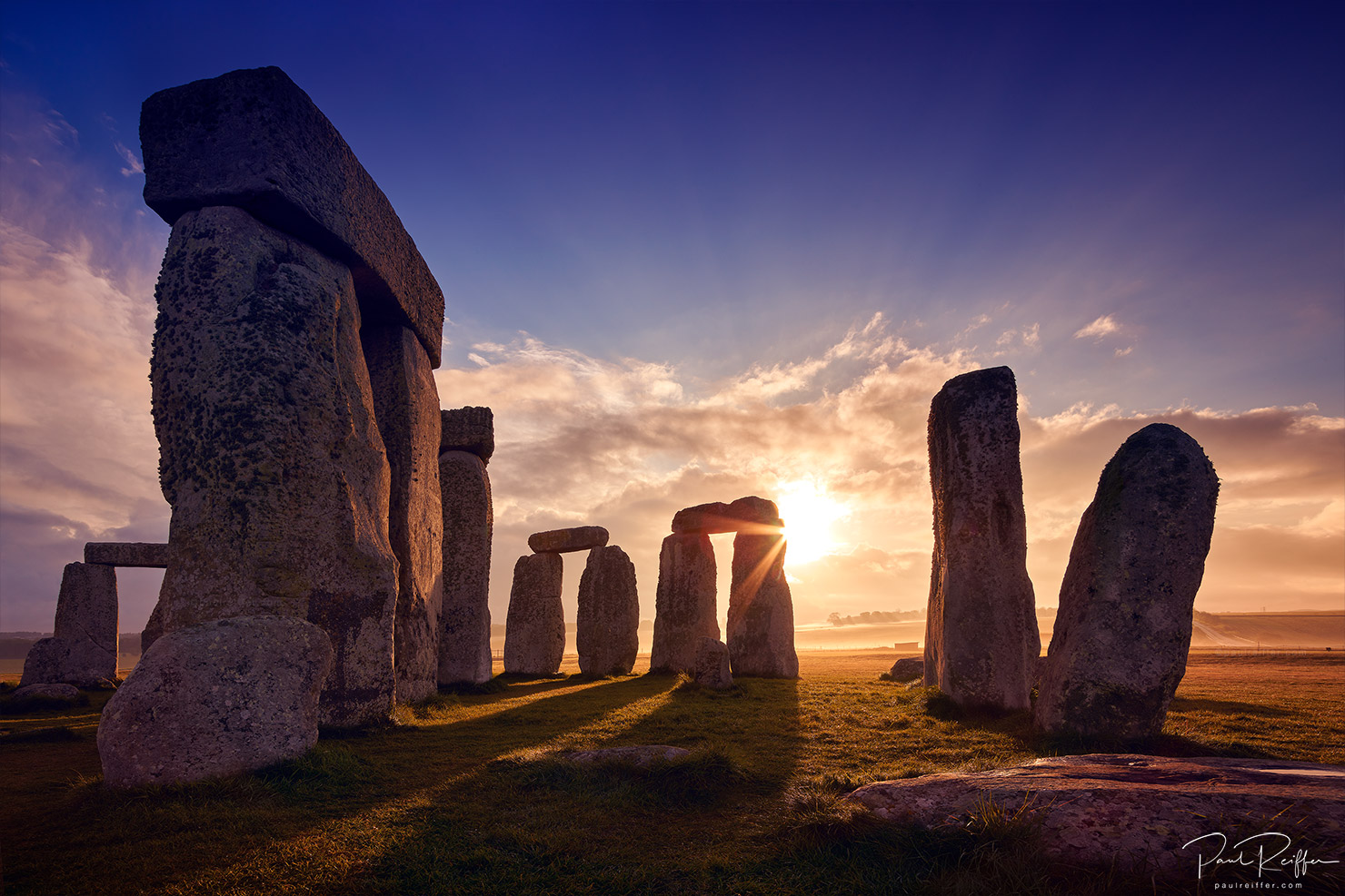sunrise over stonehenge flare inner circle stone henge inside paul reiffer summer 2017 british photographer