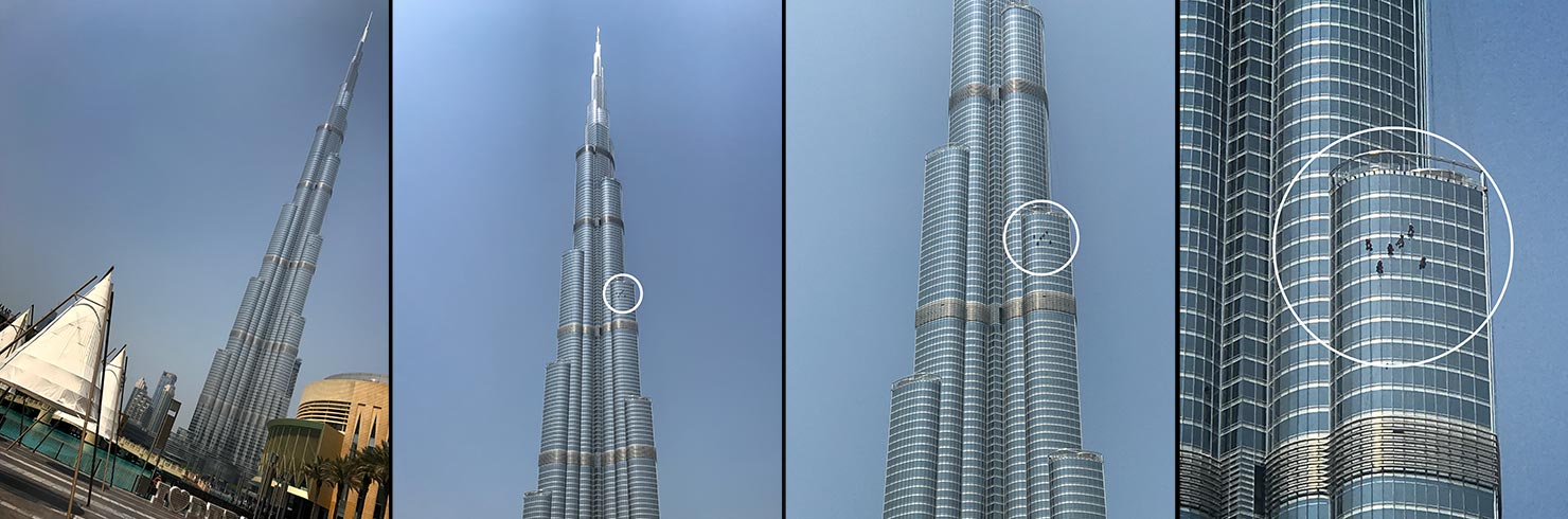 burj khalifa window cleaners copyright paul reiffer iphone photography skyscrapers dubai