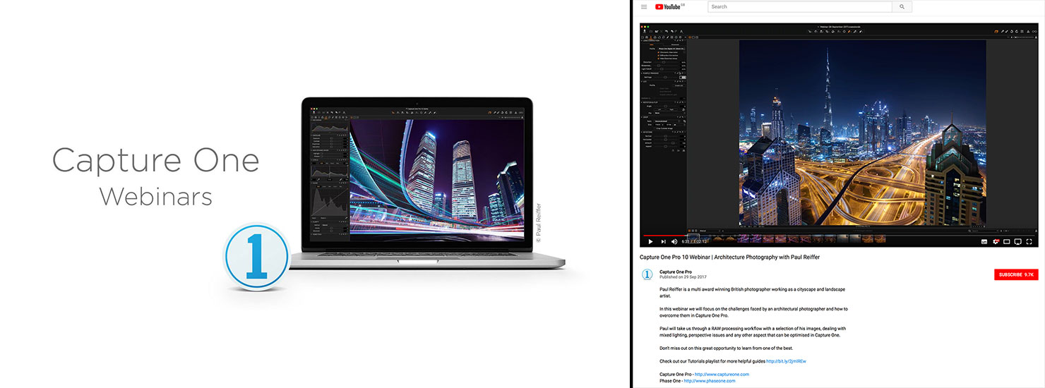 Capture One Pro Webinar Cityscape Architecture Paul Reiffer Photography Professional Phase One YouTube Watch