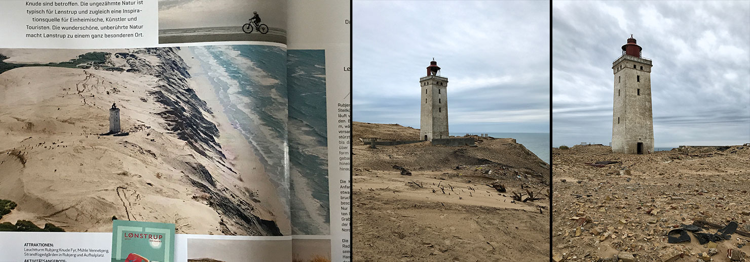 Trip Planning Arrival Weather Sand Covered Aalborg Rubjerg Knude Lighthouse Lokken