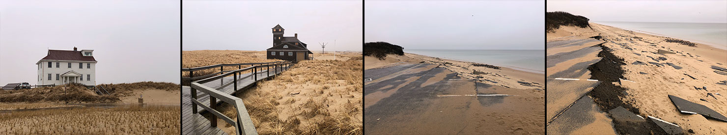 BTS Cape Cod Provincetown Boston Rain Lighthouses Missing Road Tarmac Ocean East Coast Province Lands Winter