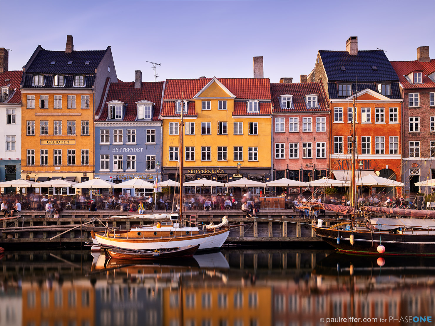 Nyhavn day long exposure Paul Reiffer Phase One iQ4 Launch Test Images XF 150MP 151 Megapixels Sample Images Hero Shot Copenhagen Harbour New Waterfront