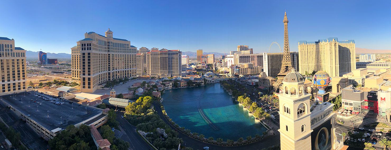 Premium AI Image  Las vegas city beautiful panorama view