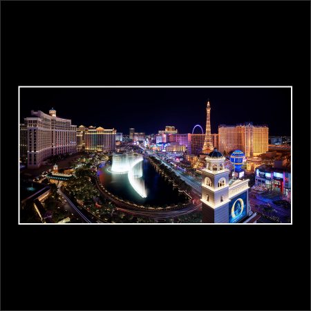 Buy Limited Edition Prints Sin City Las Vegas Cityscape Night Paul Reiffer Professional Copyright Large Format Ultra High Resolution Aerial Photography