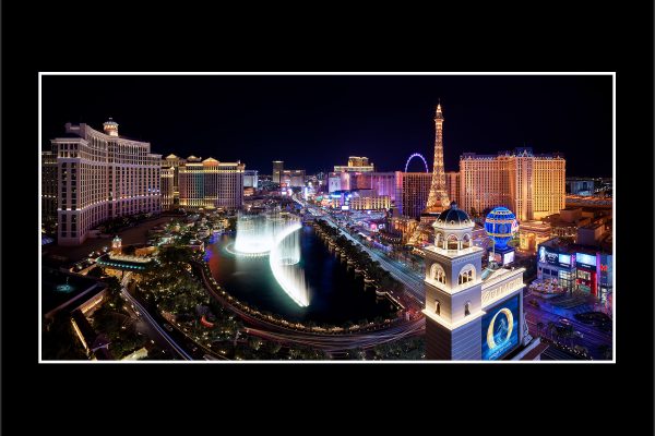 Buy Limited Edition Prints Sin City Las Vegas Cityscape Night Paul Reiffer Professional Copyright Large Format Ultra High Resolution Aerial Photography