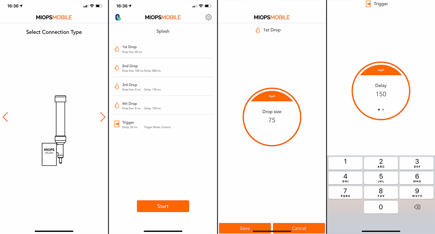 Splash Kit MIOPS Mobile App Settings Guide How To Water Drop Photography Paul Reiffer Photographer
