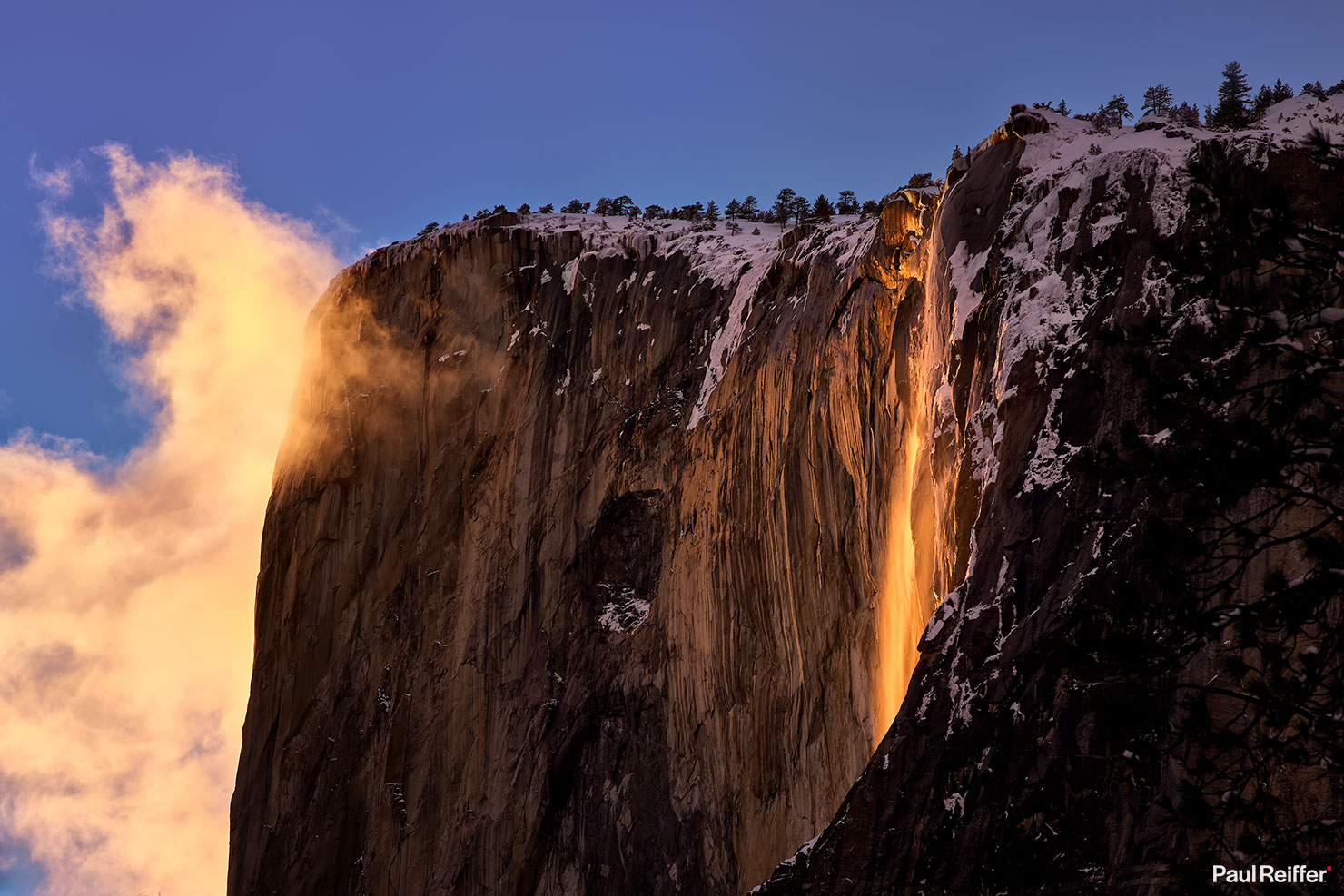 Yosemite Firefall Horsetail Falls Sunset Reflection Paul Reiffer Phase One Medium Format IQ4 150MP 151 XF Camera Professional Landscape Photographer Guide How To Day 2 150mm