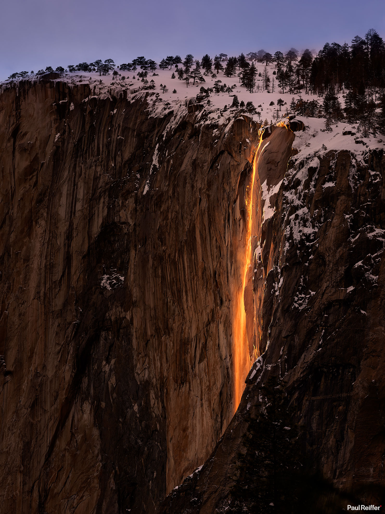 Yosemite Firefall Horsetail Falls Sunset Reflection Paul Reiffer Phase One Medium Format IQ4 150MP 151 XF Camera Professional Landscape Photographer Guide How To Day 3 240mm