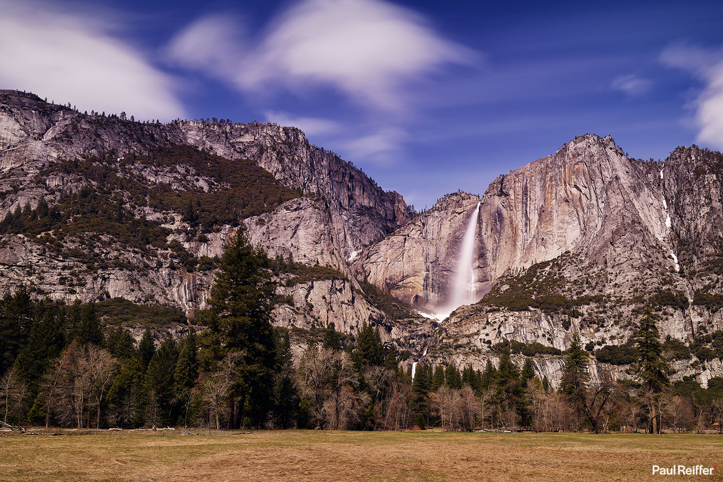 Yosemite Falls Upper Lower Spring Flowing Long Exposure Meadow Mountains Valley Paul Reiffer Phase One Photographer Medium Format HD