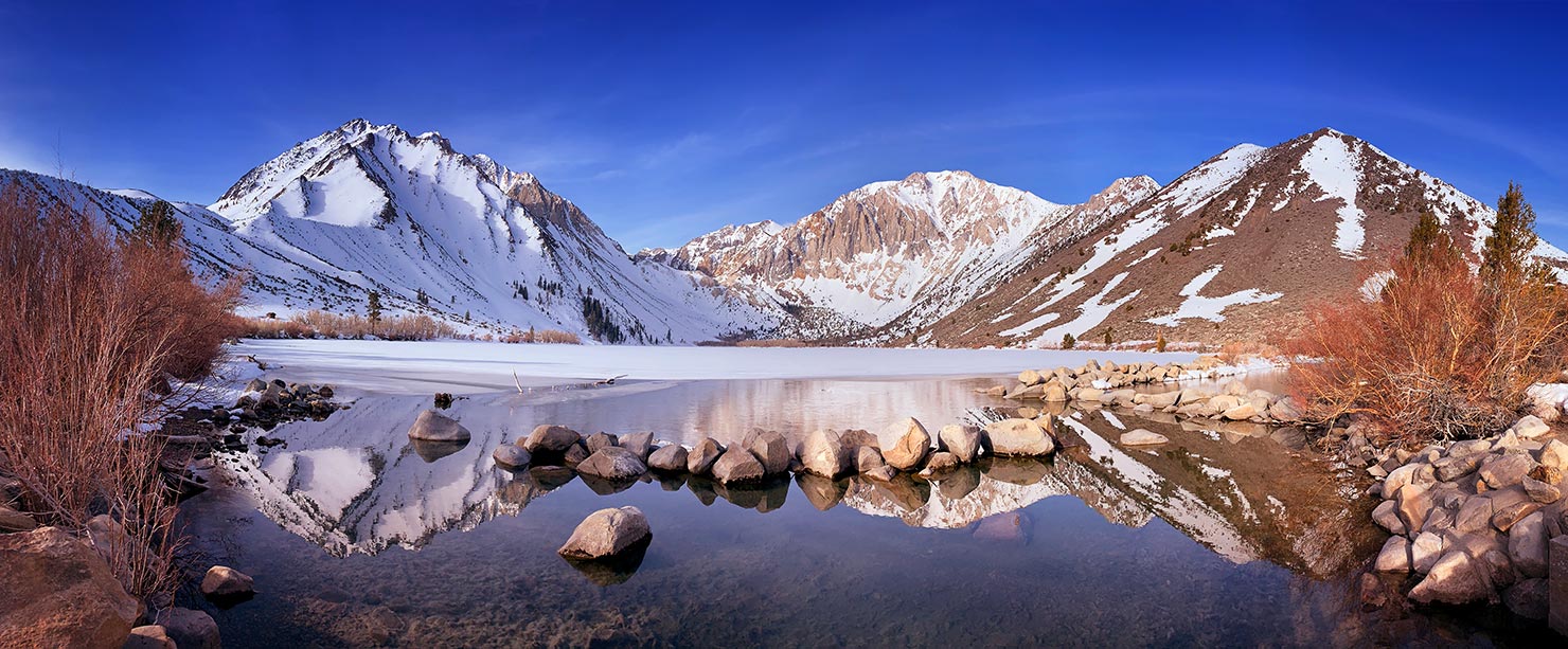 BTS Convict Lake Other Places To Visit Mammoth Lakes Mono Lake County Mountains Snow Boating Fishing Bridge Panoramic iPhone Paul Reiffer Photographer