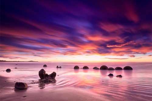 Paul Reiffer New Zealand South Island North Photography Workshop Locations Moeraki Boulders East Coast Ocean