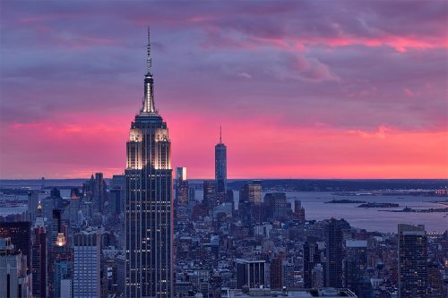 Paul Reiffer New York Luxury Private Photography Workshop Tour Locations Photo Manhattan Sunset Cityscape Empire State Building One World Trade Center Downtown Rooftop