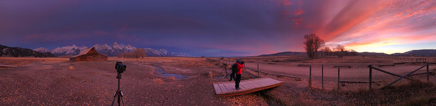 iphone bts grand teton wyoming mormon row barns moulton paul reiffer photographer behind scenes sunrise guide pano