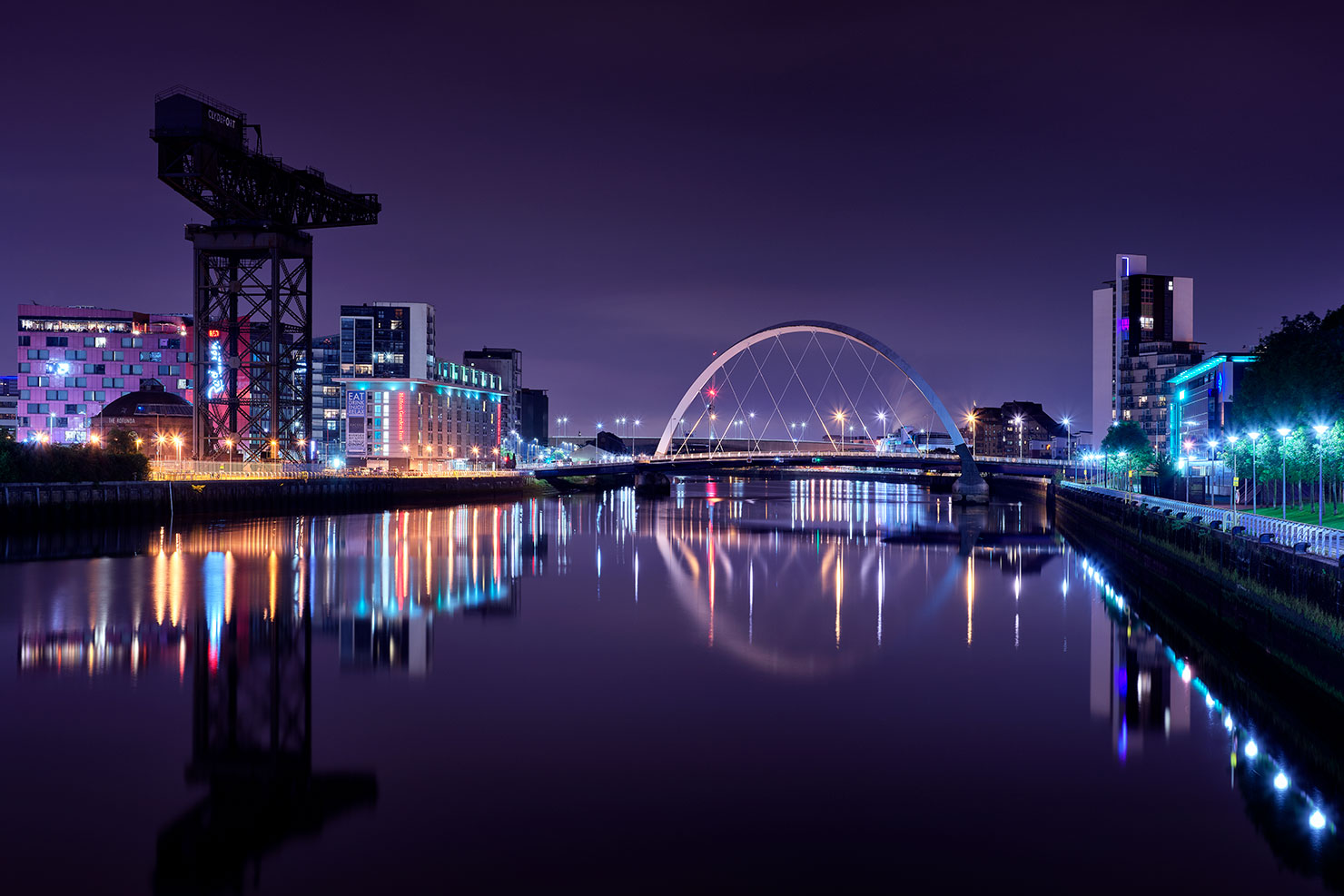 Glasgow Clyde Arc Cityscape Night Lights paul reiffer phase one long exposure guide free ebook interactive lessons video download photography landscape