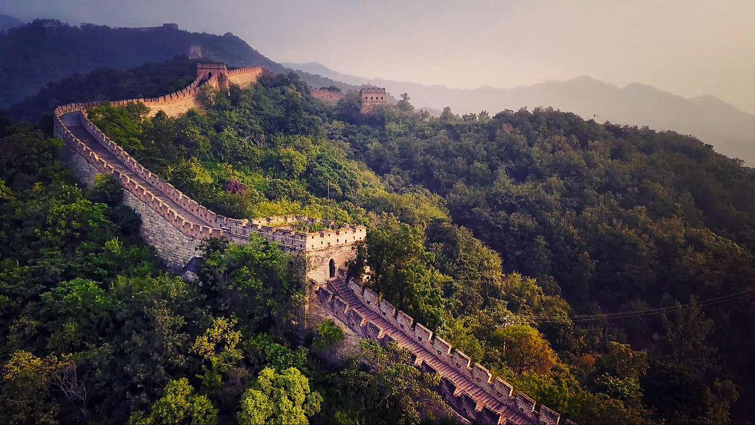 Great Wall China Beijing From Above Drone Aerial Plane Helicopter Photography Licensed Commercial Operator FAA Part 107 CAA PfCO Operations Commission Paul Reiffer