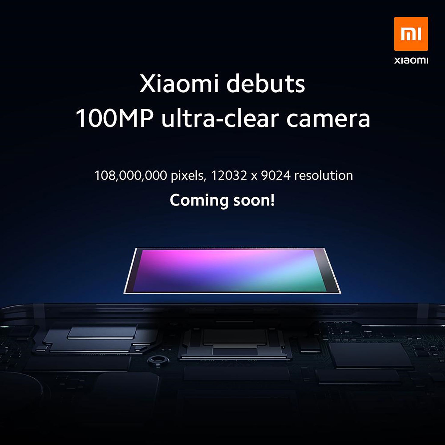 xiaomi 108 mp phone samsung sensor isocell bright tetracell high resolution phone camera