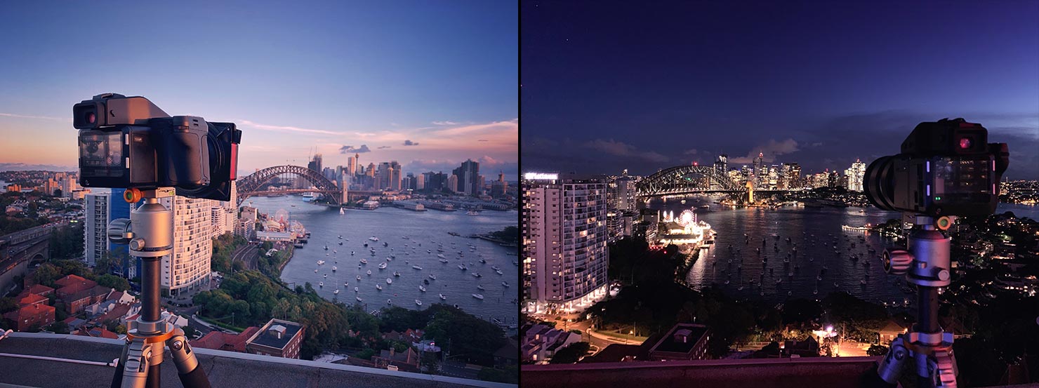 Behind Scenes North Sydney Harbour Bridge Phase One Paul Reiffer Ambassador Medium Format Rooftop Panoramic Landscape Photography City Cityscape