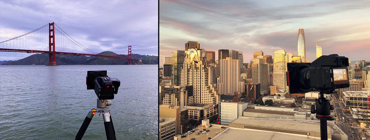 BTS San Francisco Cityscapes Paul Reiffer Golden Gate Bridge Salesforce Tower Dusk Sunset Rooftop Phase One Behind Scenes