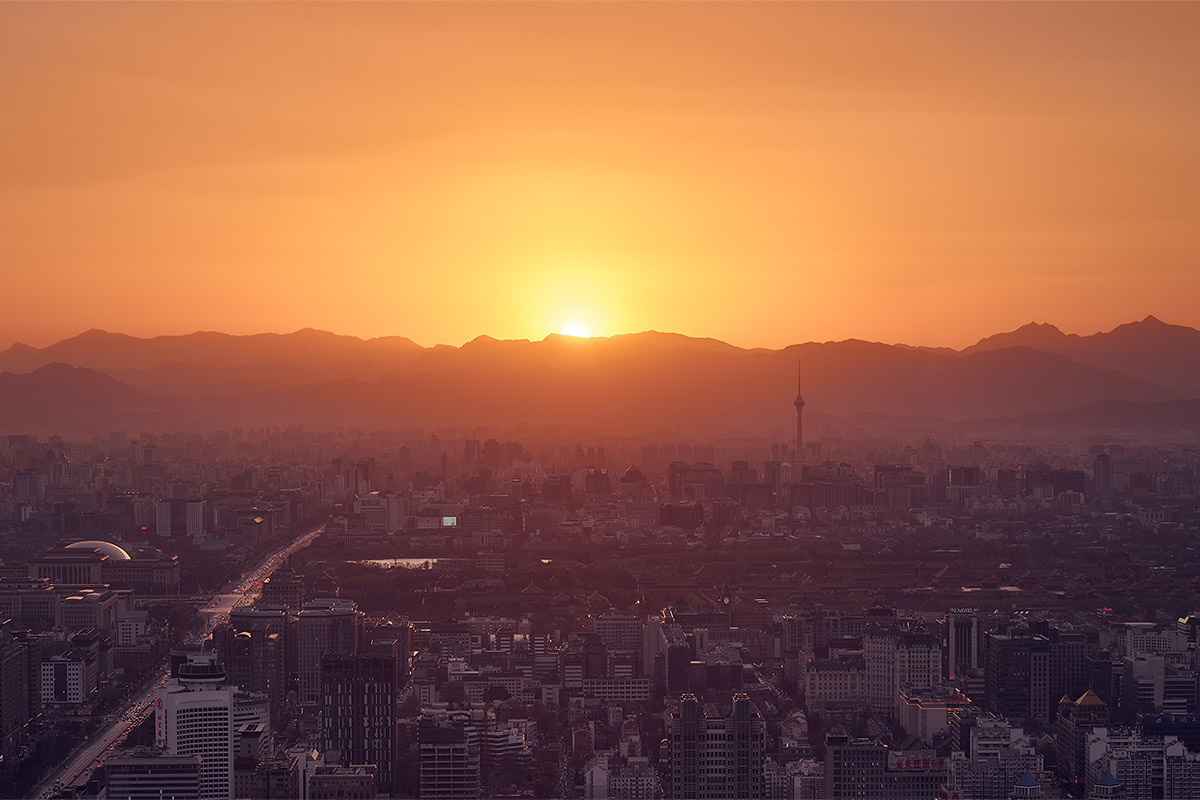 Paul Reiffer Beijing Photographic Workshops Landscape Location China Beijing Capital City Cityscape Sunset Downtown Mountains Sky Private Luxury All Inclusive Photo Phase One