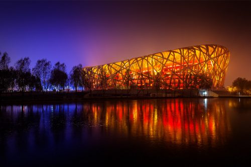 Paul Reiffer Beijing Photographic Workshops Landscape Location Chinese Olympic Park Birds Nest Stadium Night Private Luxury All Inclusive Photo Phase One