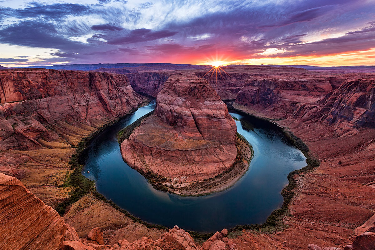 Paul Reiffer Canyons Arches Photographic Workshops Landscape Location USA Horseshoe Bend Colorado River U Mountain Rocks Sunset Page Private Luxury All Inclusive Photo Phase One