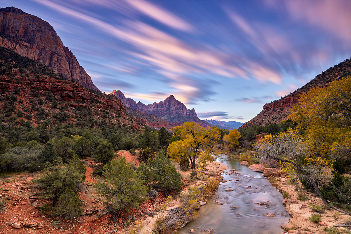 Paul Reiffer Canyons Arches Photographic Workshops Landscape Location USA Zion National Park First Light River Private Luxury All Inclusive Photo Phase One