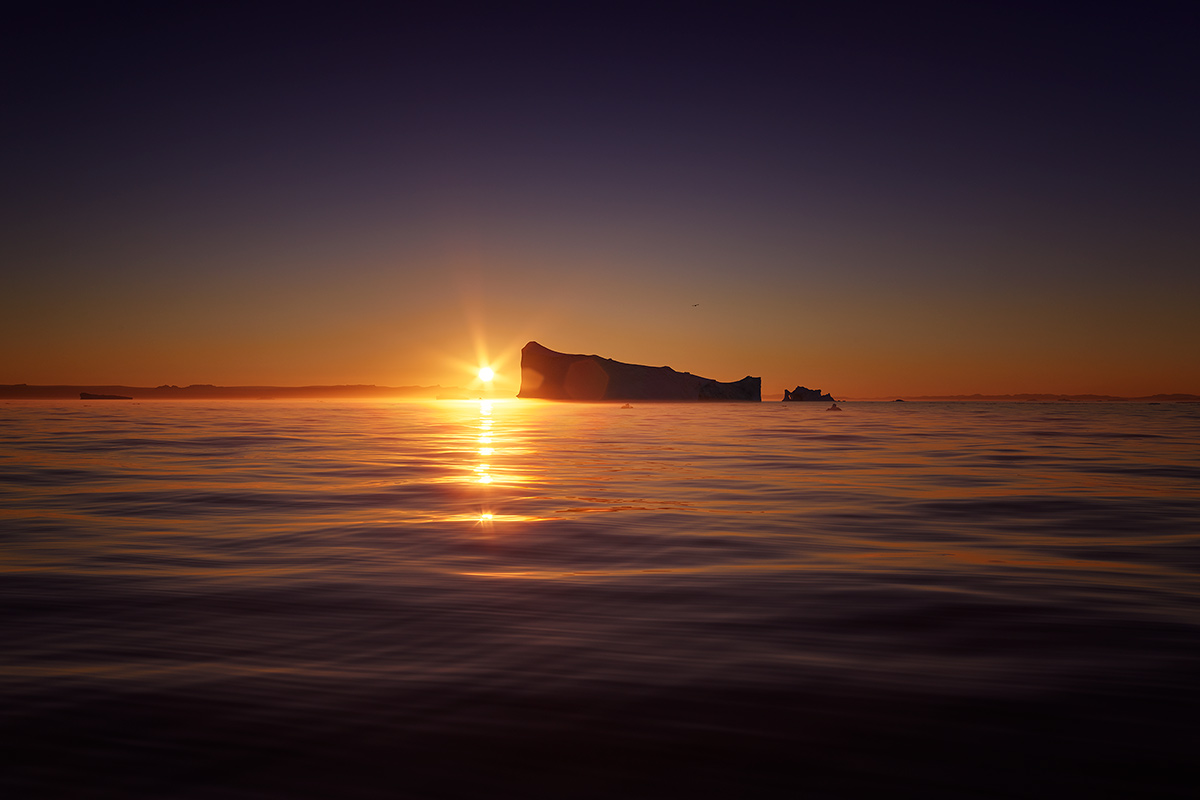 Paul Reiffer Greenland Iceberg Photography Workshops Landscape Location Expedition Glacier Ice Boat Morning Silhouette Bird Ocean Ilulissat Private Luxury All Inclusive Photo Phase One