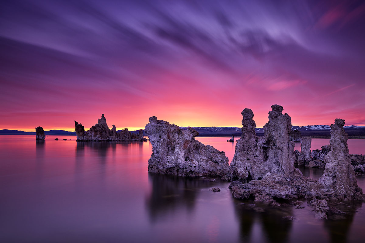 Paul Reiffer Mono Lake Tufa Sunrise Close Long Exposure Sky National Park Photographic Workshops Location California