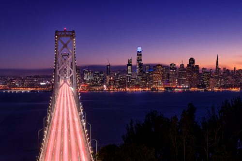 Paul Reiffer San Francisco California Photographic Workshops Landscape Location USA Bay Bridge Skyline City Cityscape Traffic Trails Lights Salesforce Private Luxury 1 to 1 All Inclusive Photo