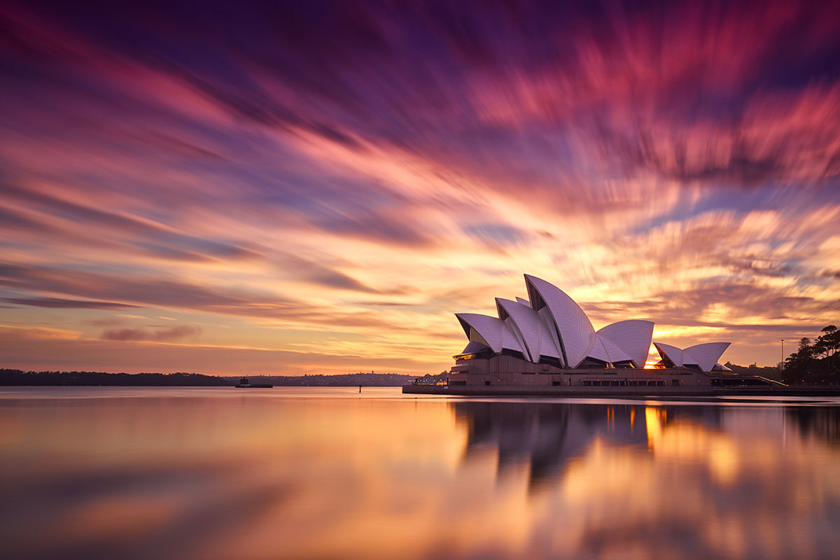 Paul Reiffer Sydney Photographic Workshops Landscape Location Australia Opera House Sunrise Long Exposure Circular Quay The Morning After Private Luxury All Inclusive Photo