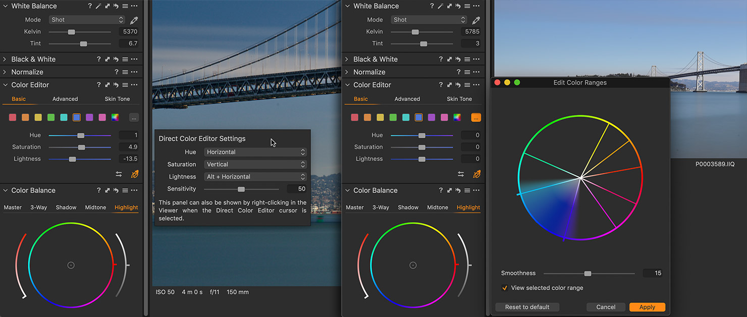 The Color Editor overview - Capture One