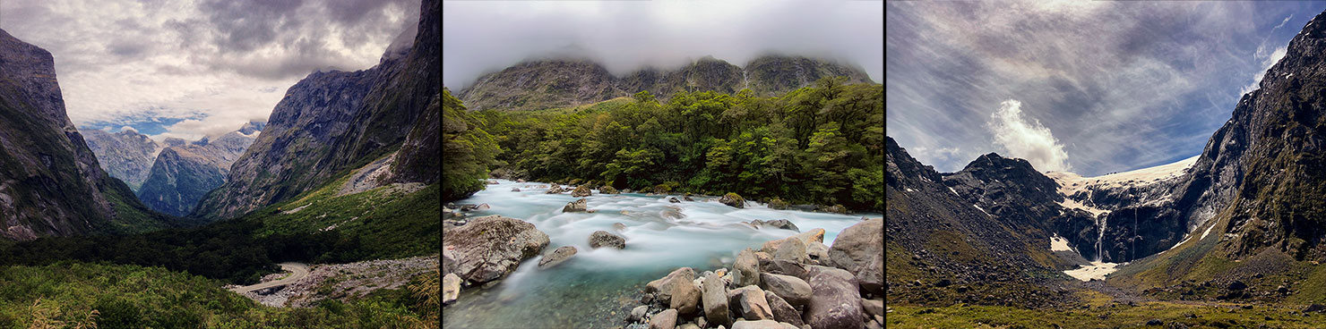 BTS Road To Milford Bad Weather Great Scenery Epic Waterfalls Glaciers Rivers Clouds Paul Reiffer New Zealand