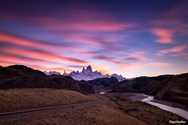 Patagonia El Chalten Sunset Argentina Mount Fitz Roy Professional Travel Landscape Photography Paul Reiffer Phase One Ambassador South America National Park
