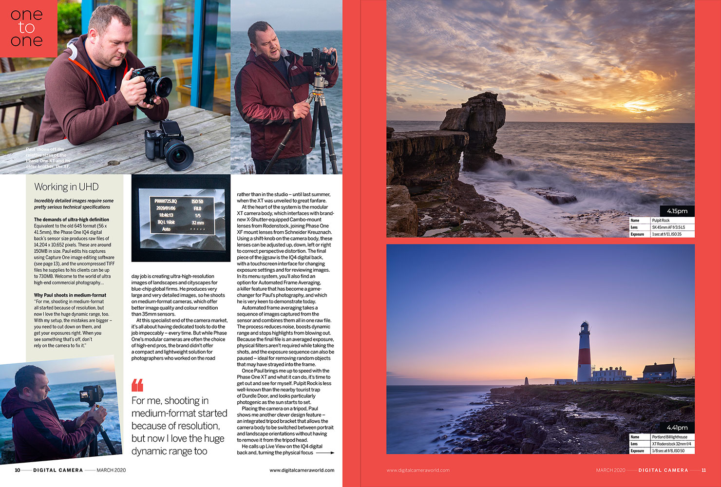 Page 3 4 Digital Camera Magazine One To One Masterclass Frame Averaging XT Phase One March 2020 Print