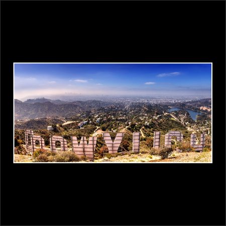 product picture Backstage Hollywood Sign Los Angeles LA City Day Reverse Scenic buy limited edition print paul reiffer photograph photography