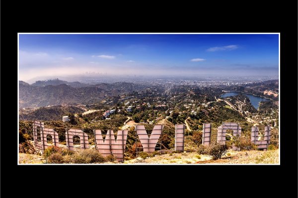 product picture Backstage Hollywood Sign Los Angeles LA City Day Reverse Scenic buy limited edition print paul reiffer photograph photography