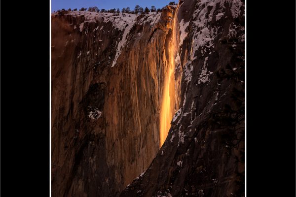 product picture Firefall Yosemite Fire Falls Waterfall Horsetail Fall Sunset Light Water Strip Annual buy limited edition print paul reiffer photograph photography