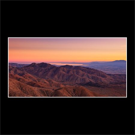 product picture Keys View Joshua Tree National Park California Salton Sea Mountains Sunset buy limited edition print paul reiffer photograph photography