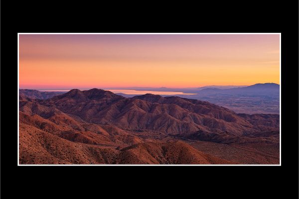 product picture Keys View Joshua Tree National Park California Salton Sea Mountains Sunset buy limited edition print paul reiffer photograph photography