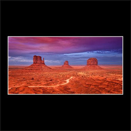 product picture Red Mittens Monument Valley Utah Navajo Butte Rocks Sand Stormy Sky buy limited edition print paul reiffer photograph photography