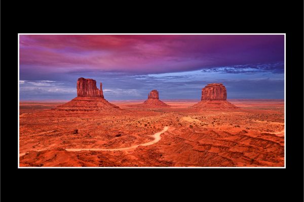 product picture Red Mittens Monument Valley Utah Navajo Butte Rocks Sand Stormy Sky buy limited edition print paul reiffer photograph photography