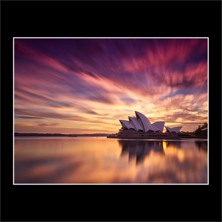 product picture The Morning After Sunrise Sydney Opera House Harbour Circular Quay Australia Iconic Long Exposure buy limited edition print paul reiffer photograph photography
