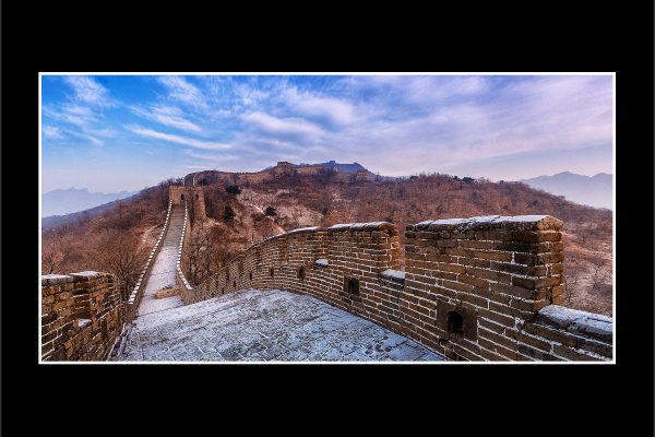 product picture Touch Of Frost Mutianyu Great Wall Of China Beijing Winter Empty buy limited edition print paul reiffer photograph photography