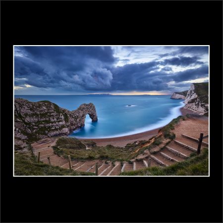product picture Inbound storm Durdle Door Lulworth Estate UK Jurassic Coast UNESCO Beach buy limited edition print paul reiffer photograph photography