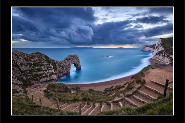 product picture Inbound storm Durdle Door Lulworth Estate UK Jurassic Coast UNESCO Beach buy limited edition print paul reiffer photograph photography