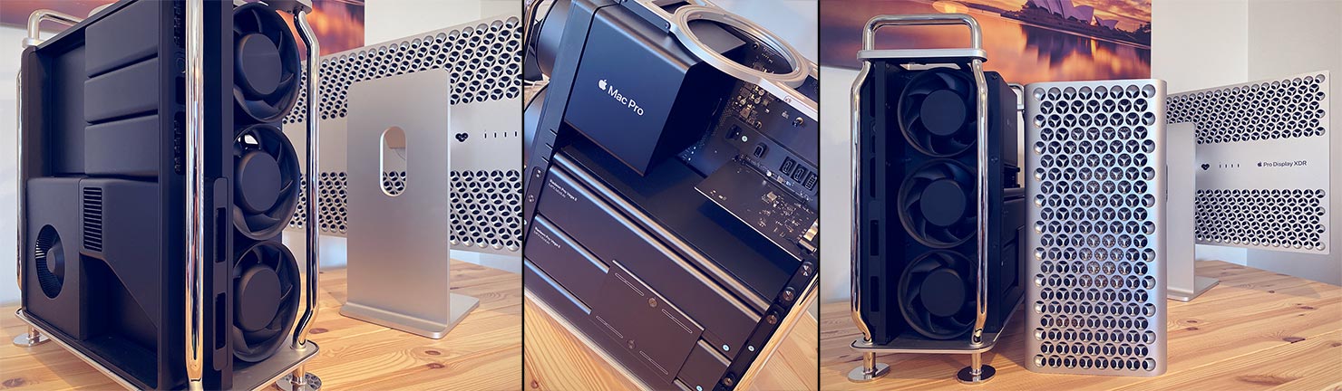 Cooling Fans Systems Inside Tower Radeon II Vega Apple Mac Pro XDR Display Review 16 Core Dual Vega Radeon Capture One Pro Paul Reiffer Photographer Phase One