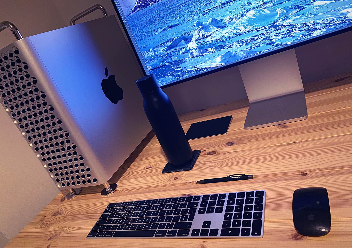 Desk Setup Photo Editing Tower Apple Mac Pro XDR Display Review 16 Core Dual Vega Radeon Capture One Pro Paul Reiffer Photographer Phase One