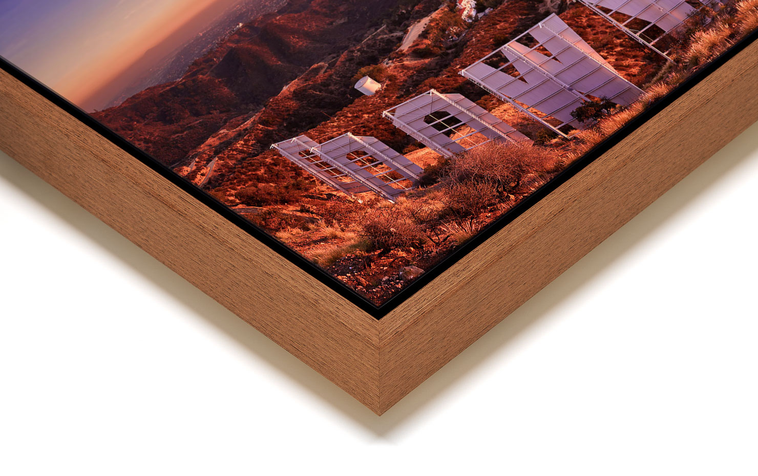 backstage pass Hollywood California USA buy limited edition photograph landscape Full Light Floating Tray Frame Solid Wood Acrylic Paul Reiffer